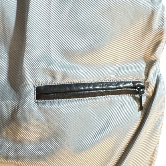 Pelle Studio Wilsons Leather Jacket Womens Medium Black Button Front Career - Picture 7 of 9